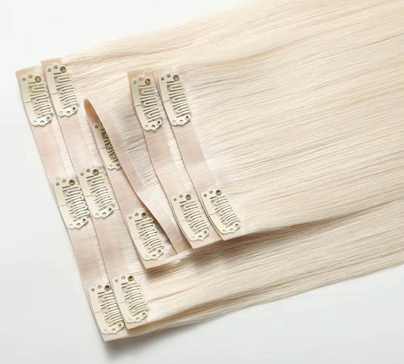 Cool Ash Brown #6 Seamless Clip Ins