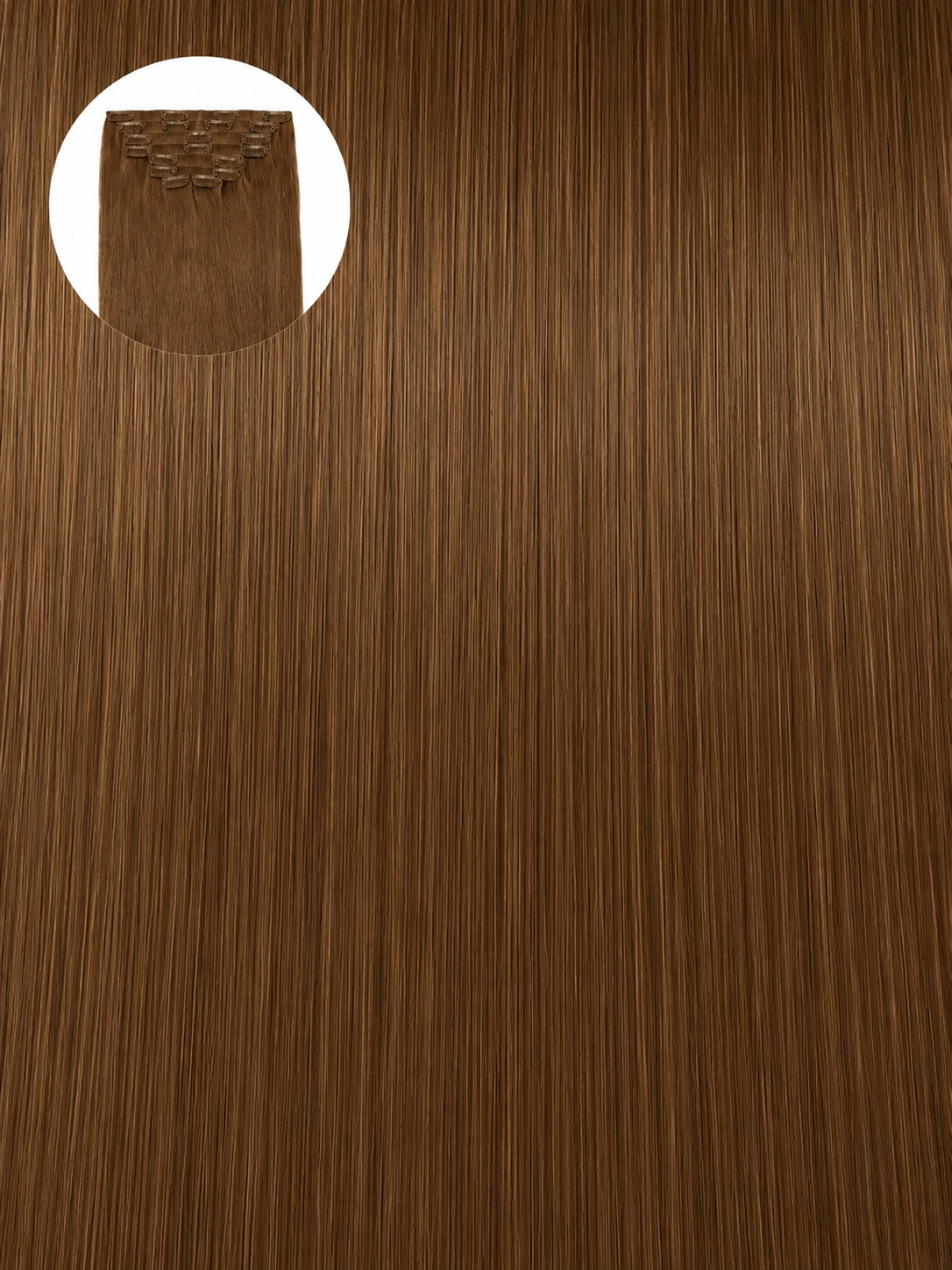 Light chestnut Brown #5 Clip Ins