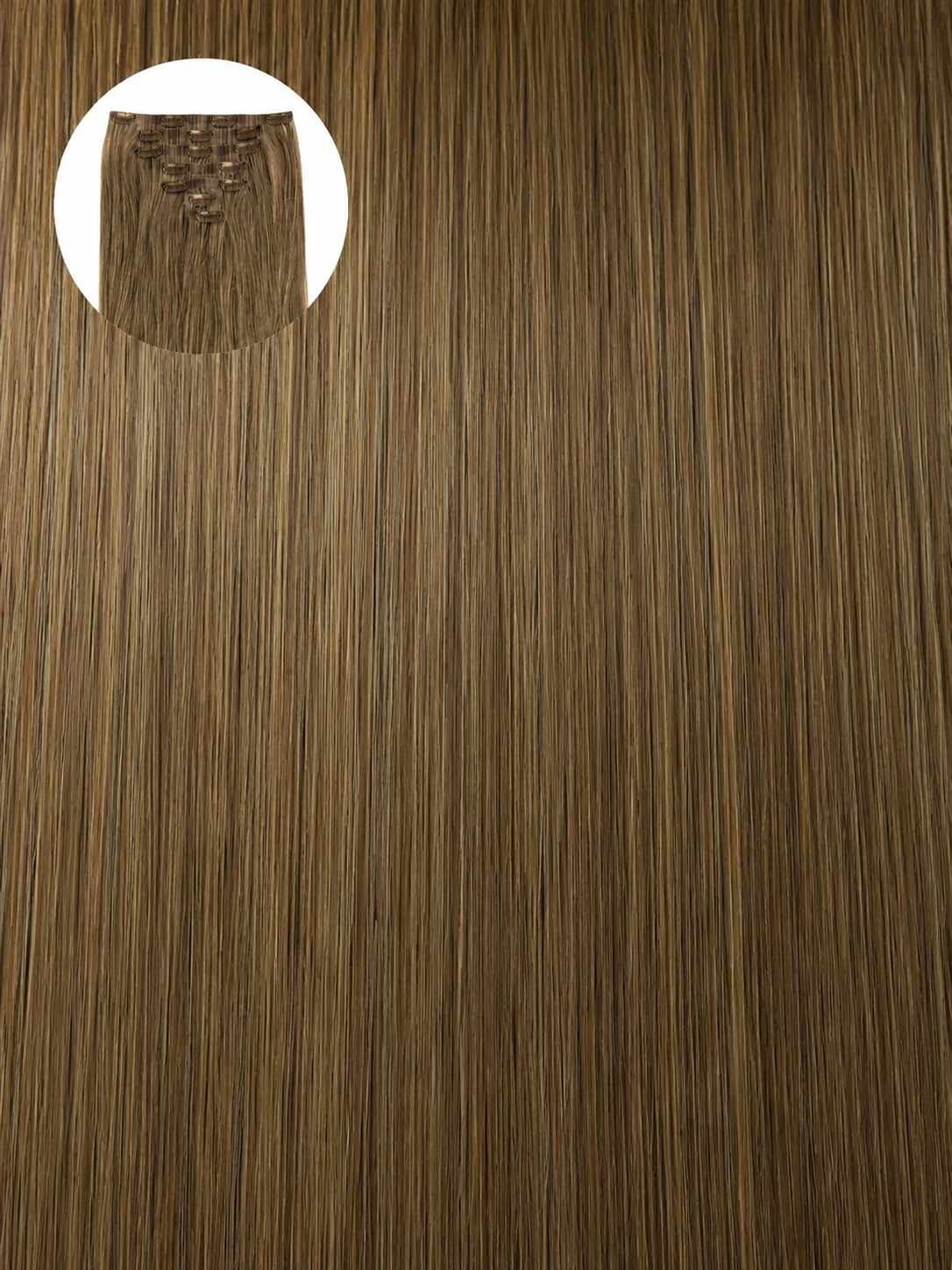 Light Ash Brown #5 Clip Ins