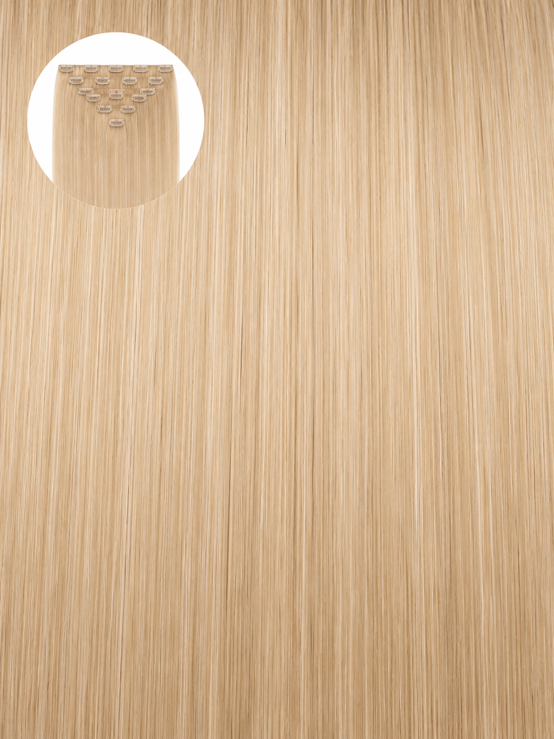 Light Ash Blonde #18 Clip Ins
