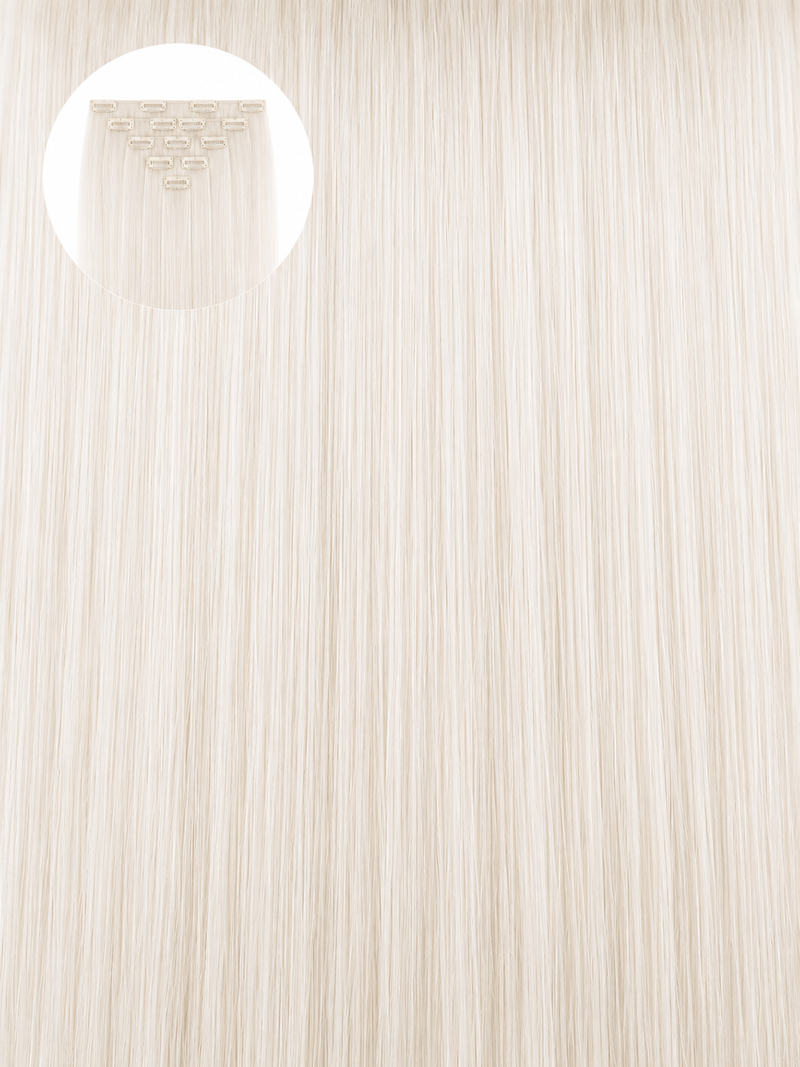 Platinum Blonde #ICE Seamless Clip Ins