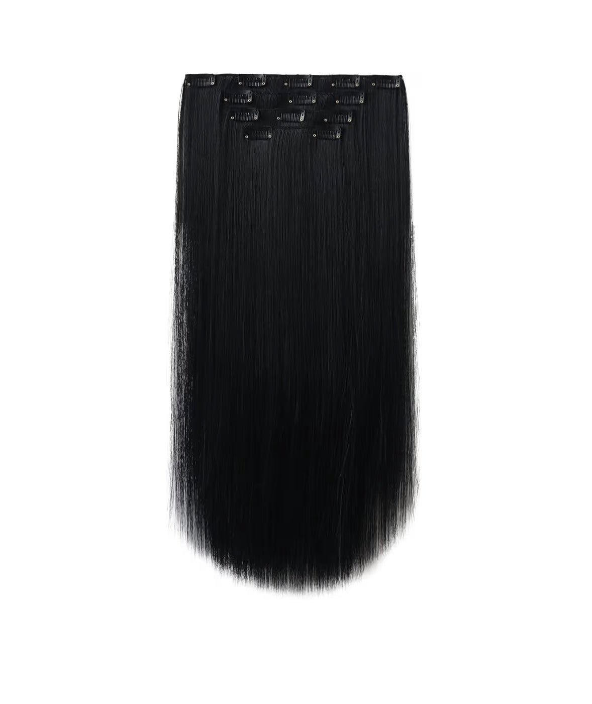 Jet Black #1 Seamless Clip Ins