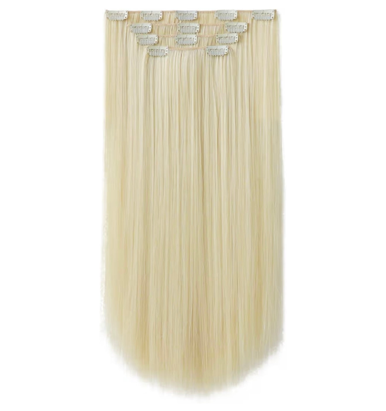 Ultra Light Blonde #1001 Seamless Clip Ins