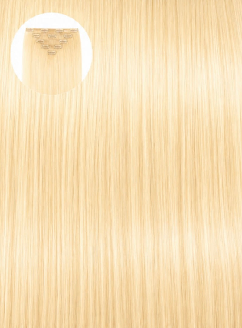 Beach Blonde #613 Seamless Clip Ins