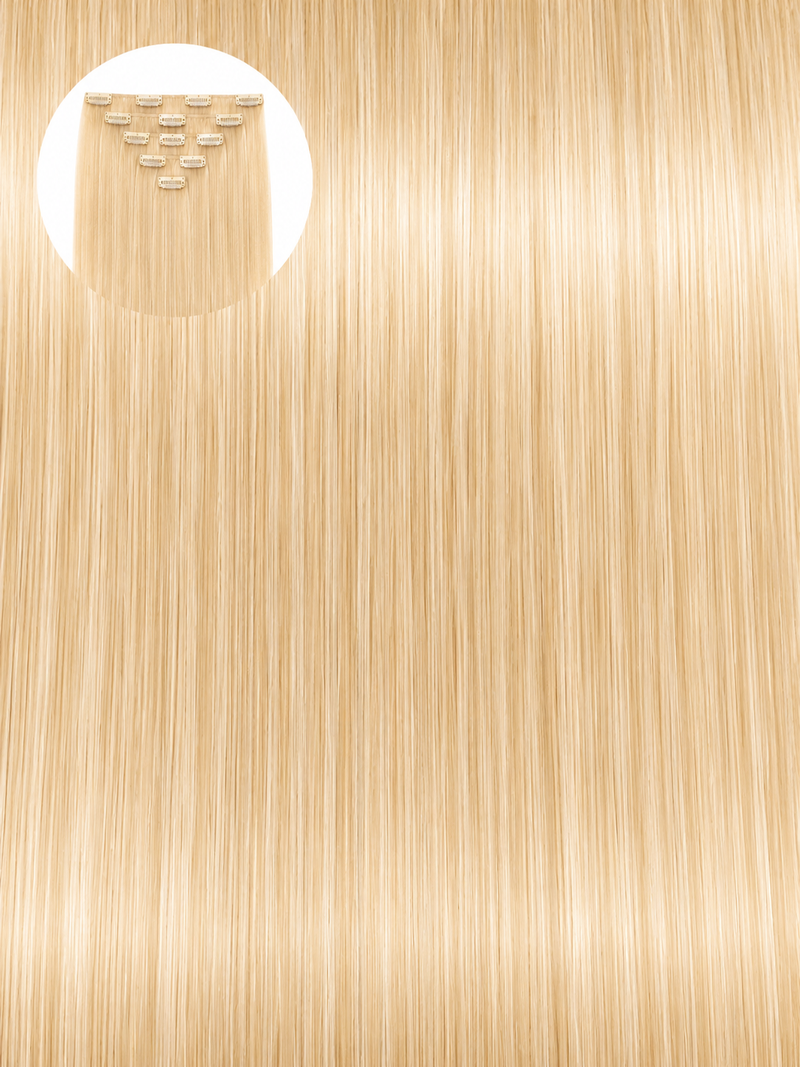 Beige Blonde #60 Seamless Clip Ins