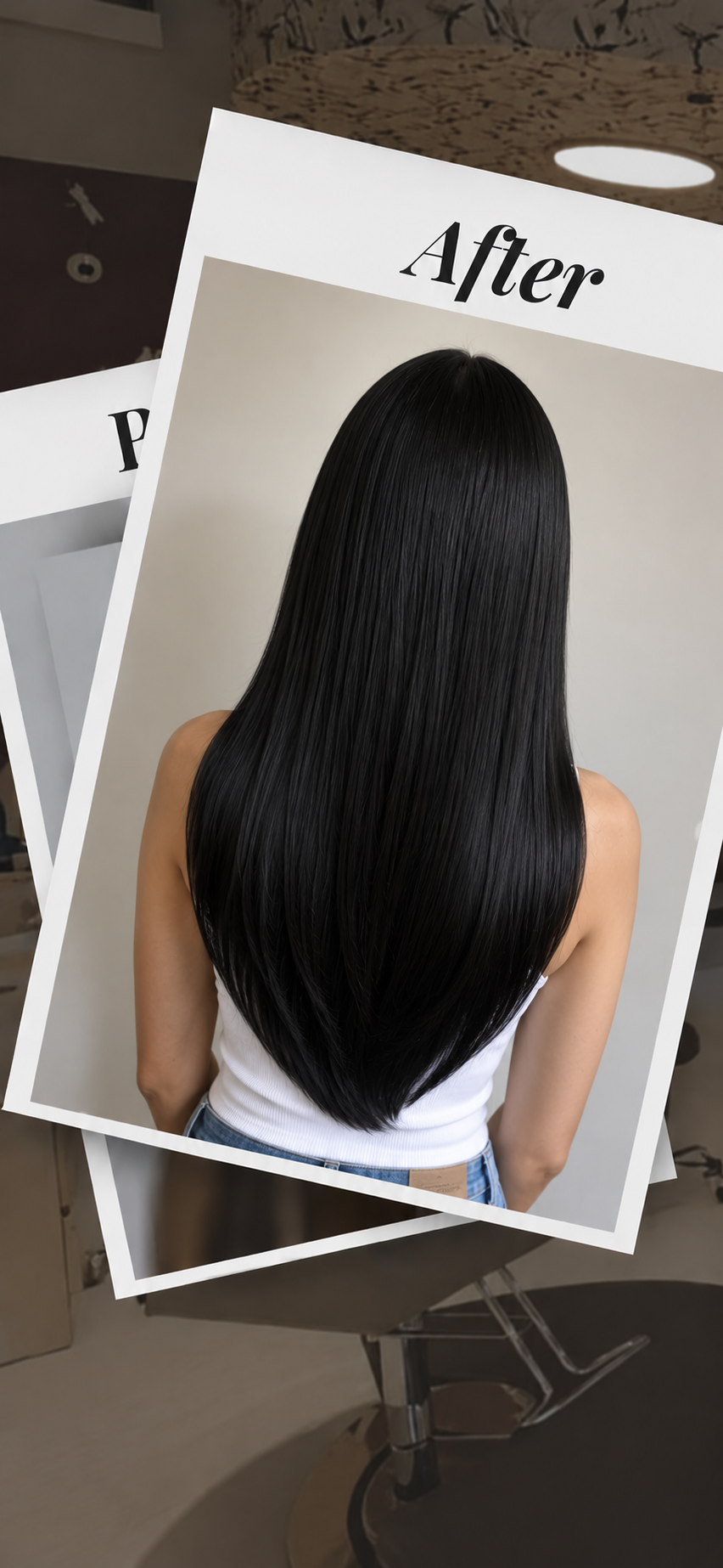 Cool Ash Brown #6 Seamless Clip Ins