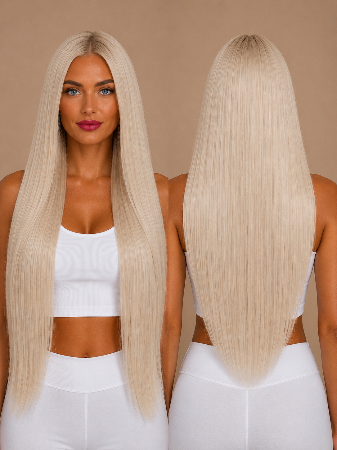 Icecream Blonde #1001A Clip Ins